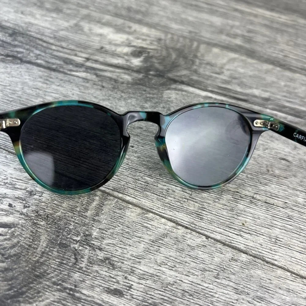 Carfia CA5288 Blue Green Tortoise Acetate Sunglasses Col.N04 Polarized 48-22-145